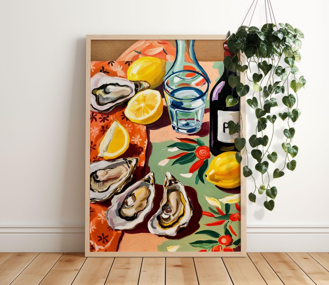 300 mediterranean kitchen posters bundle, retro café... Mediterranean Food and Wine Art Print, Retro Dinner Table Poster ...