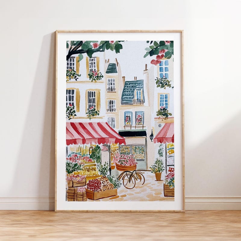 Market Fruit Retro Poster - Etsy UK
