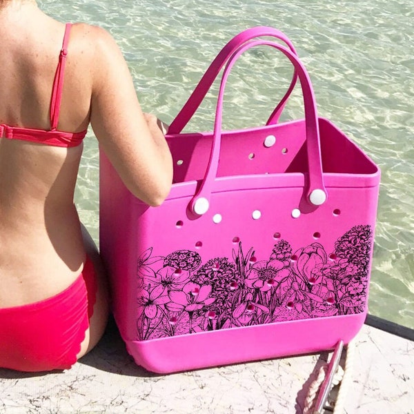 Rubber Tote Bag Etsy