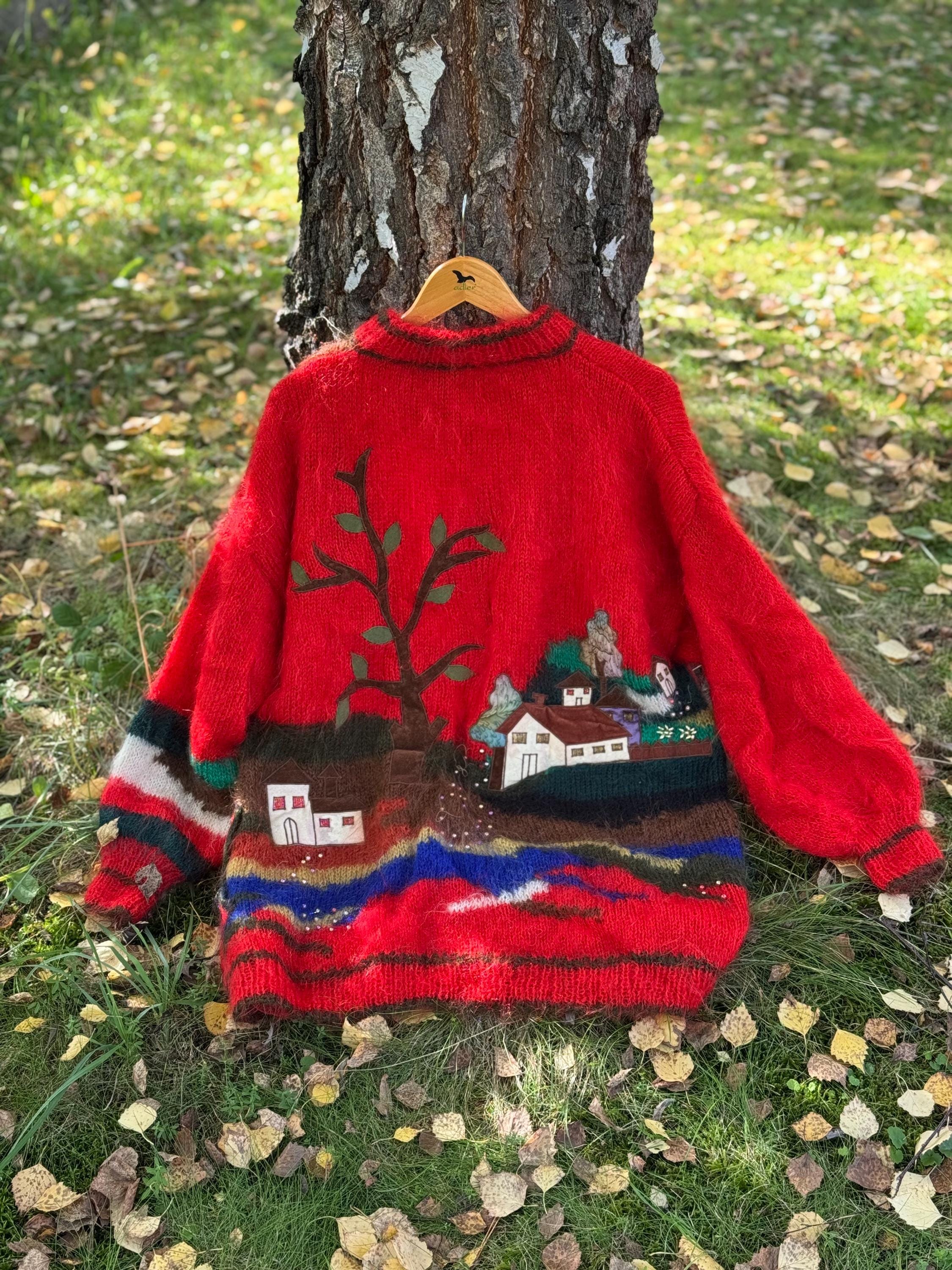 SIROGOJNO シロゴイノ 3D 北欧ハンドニット　刺繍　ヴィンテージ SIROGOJNO シロゴイノ 3D 北欧ハンドニット 刺繍 ヴィンテージ