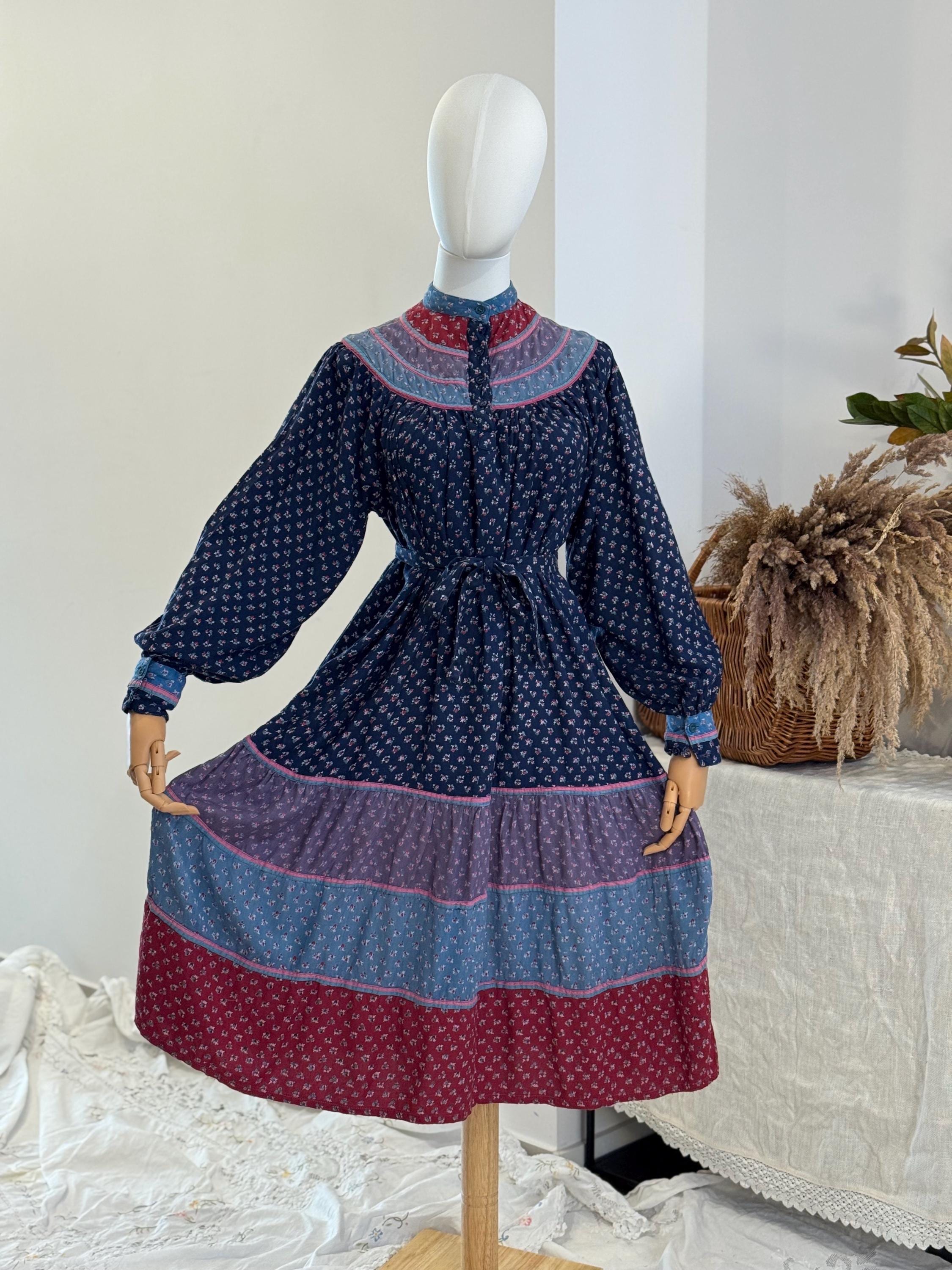 army dress blues standards Matilda Red Cherry Blue Wrap Dress