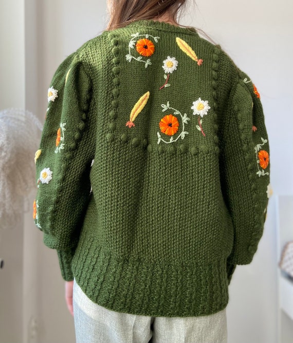 Vintage Embroidered Cardigan Austrian Bavarian Cardigan Vintage Embroidered Cardigan Austrian Bavarian Cardigan