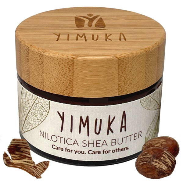 YIMUKA 100% Reine Nilotica Sheabutter: Perfekte Hautpflege, Körperbutter, Tattoo-Creme, Lip Balm – Bio, Unraffiniert & Kaltgepresst