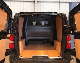 Vauxhall Vivaro Lwb L2 2019 onwards Van ply lining kit DXF files, CNC ready to cut, Van plywood lining Kits, CNC Files.