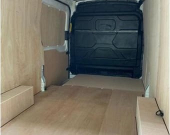 Ford Transit new shape lwb fwd 2014 onwards ply lining kit DXF files, CNC ready to cut, Van plywood lining Kits, CNC Files.