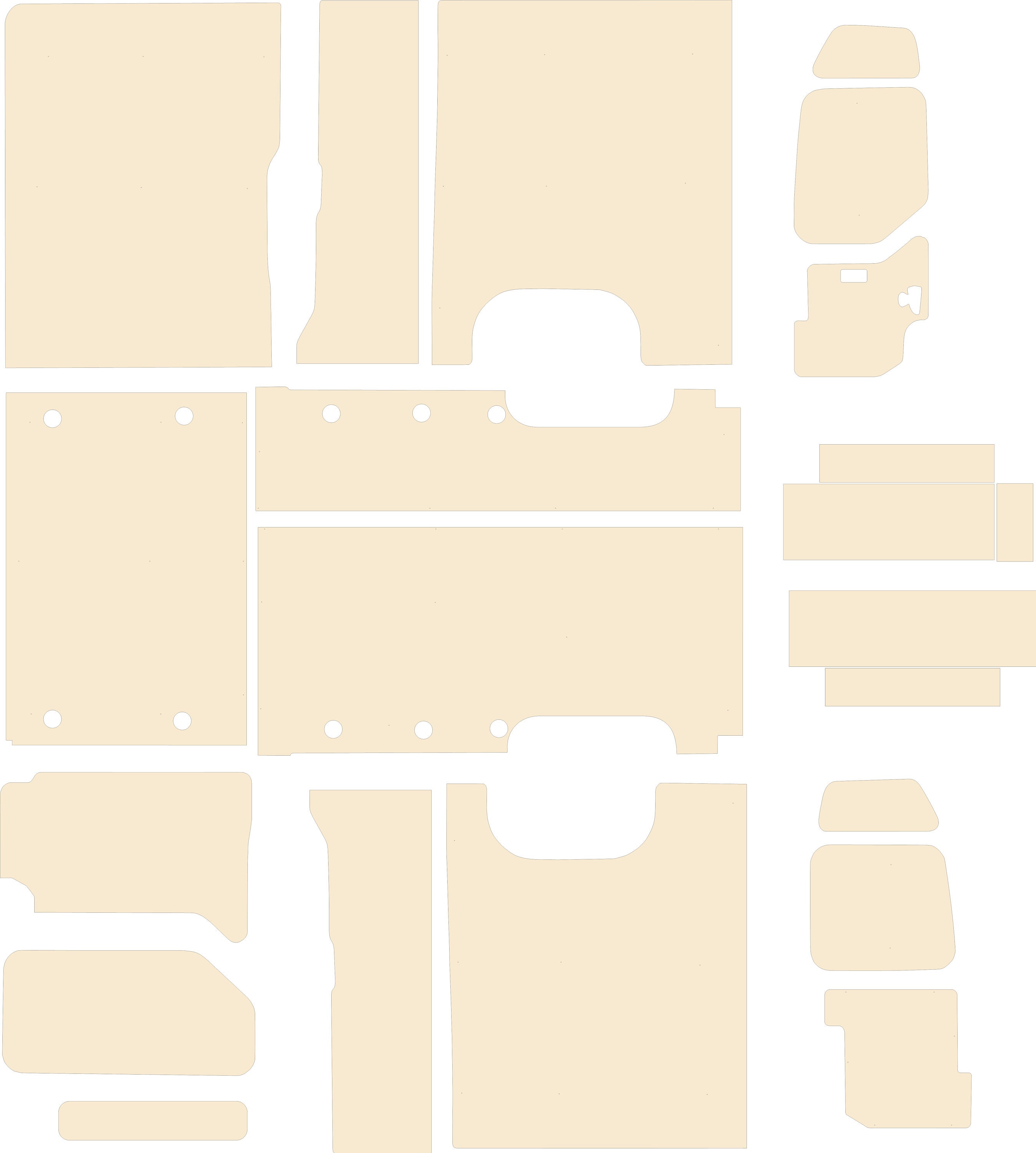 Renault Master L3/L4 Van Ply Lining Kit CNC DXF Files - Etsy