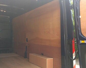 Ford Transit new shape mwb rwd 2014 onwards ply lining kit DXF files, CNC ready to cut, Van plywood lining Kits, CNC Files.