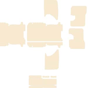 PEUGEOT Expert/Citroen Dispatch/Fiat Scudo DXF-Dateien für 2007 bis 2016 L1 & L2 Van, CNC-Fertig zum Zuschnitt, Van Sperrholz-Verkleidungs-Kits, CNC-Dateien.