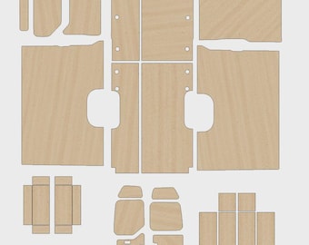 Van Racking CNC Templates File, Dxf & Svg Plan - Etsy Israel
