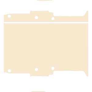 May include: A set of five beige car floor mats. The mats are made from a thick, durable material and have a textured surface. The mats are designed to fit the floor of a car and help protect the carpet from dirt, spills, and wear and tear.