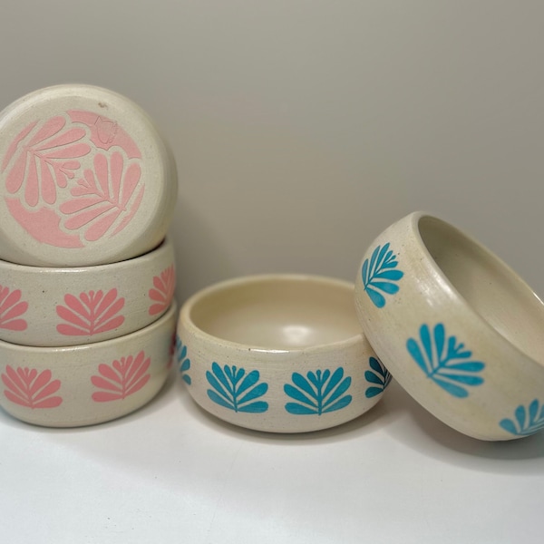 Handmade Retro Decorative Bowl Set | Mini Homemade Pottery Bowls | Small Ceramic Dish | Unique Jewelry Bowls | Gift Ideas