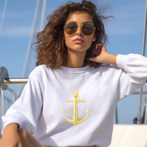 Womens nautical sweatshirt shop