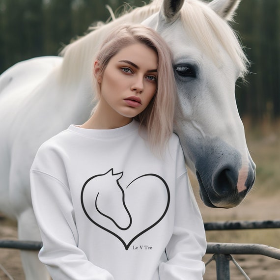 Equestrian Sweatshirt Horse Sweatshirt Women s Riding Sweatshirt Girls Riding Sweatshirt Equestrian Clothing Women Riding Sweatshirt Etsy UK