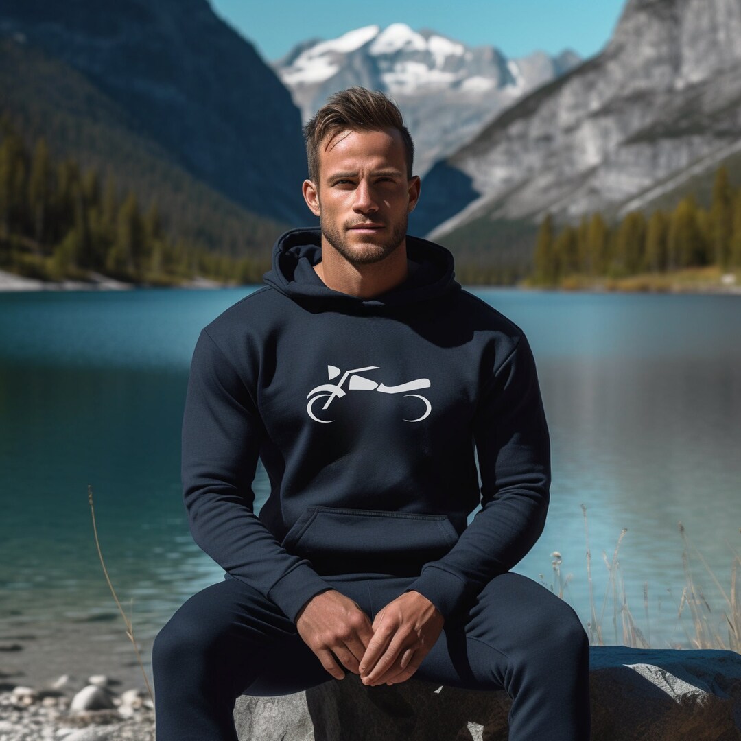 Ensemble de sweat-shirt de cyclisme noir pour hommes - Vêtements de