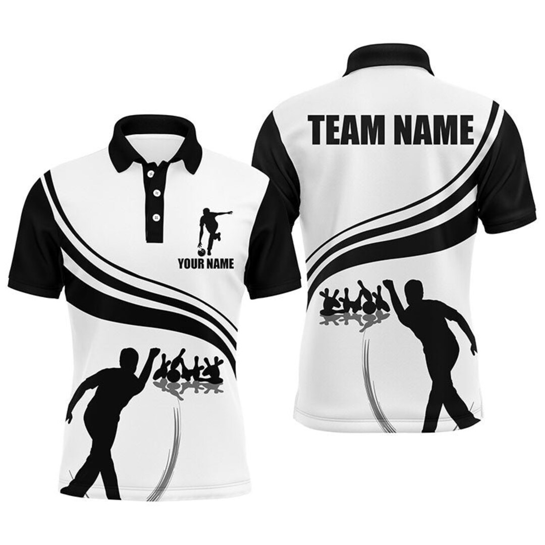 Personalized Name Bowling Polo Shirts 3D for Men and Women Etsy