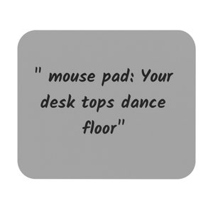 Mouse Pad (Rectangle) computer memes house hold accessories schooling lap top