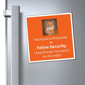 Magnets,kitchen,gift for cat lovers,cat,feline,9 lives,funny magnet,funny sayin on magnet,pets,gift for cat owners,cat mama,cat mom,cat dad