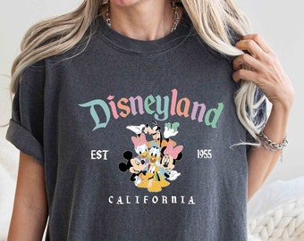 Comfort Colors Disneyland California T Shirt, Disneyland Est. 1955 Shirt, Disneyworld Shirt, Disney Shirt, Mickey And Friends Shirt