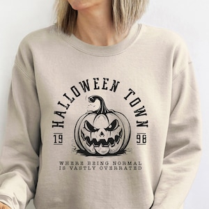 Vintage Halloweentown 1998 Sweatshirt, 2 Side Halloweentown University Sweater, Fall Sweatshirt, Halloweentown Sweater, Halloween Sweatshirt