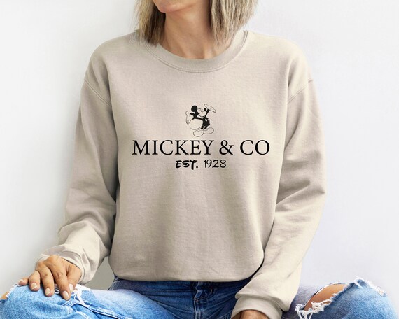 Mickey Co Sweatshirt Unisex Sweatshirt Crewneck Sweatshirt Disney Sweatshirts Oversized Sweatshirts Mickey and Friends Shirt Etsy