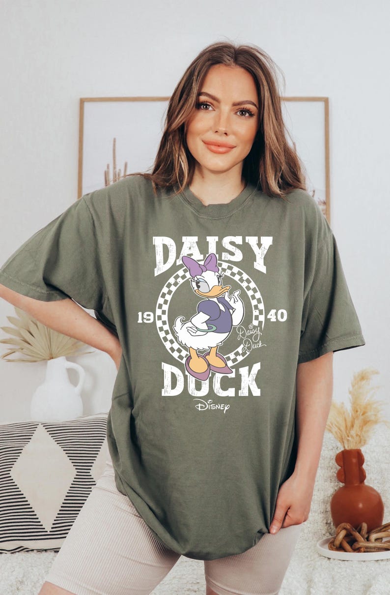 Comfort Colors® Retro Mickey Mouse Shirt, Mickey and Friends T-Shirt, Disneyland Family Trip Tee, Magic Kingdom Shirt, Checkered Disney Tee image 3