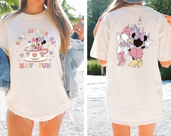 Comfort Colors® Disney Minnie Daisy Summer Shirt, Girls Just Wanna Have Sun, Disney Besties Shirt, Disneyworld Shirt, Disney Summer Shirt