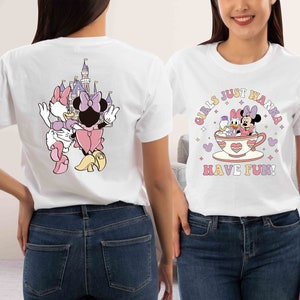 Girls just Wanna Have Fun Shirt, Minnie And Daisy Best Friends Shirt, Besties Matching Shirt, Disney Besties Shirt, Disney Girls Trip Shirt