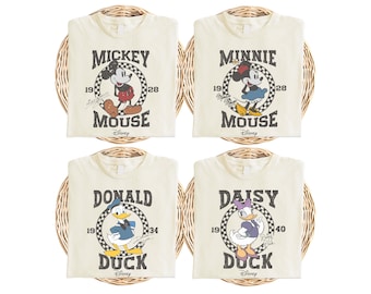 Retro Mickey Mouse Shirt, Disney Vacation Shirt, Disneyland Mickey Shirt, Magic Kingdom Shirt, Classic Mickey Shirt, heckered Mickey Shirt