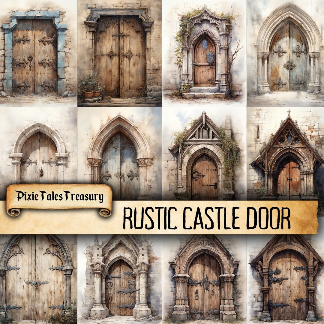 Castle Doors Rustic Junk Journal Kit Vintage Fantasy Medieval Junk ...