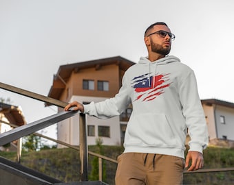 Sudadera con capucha bandera de Samoa