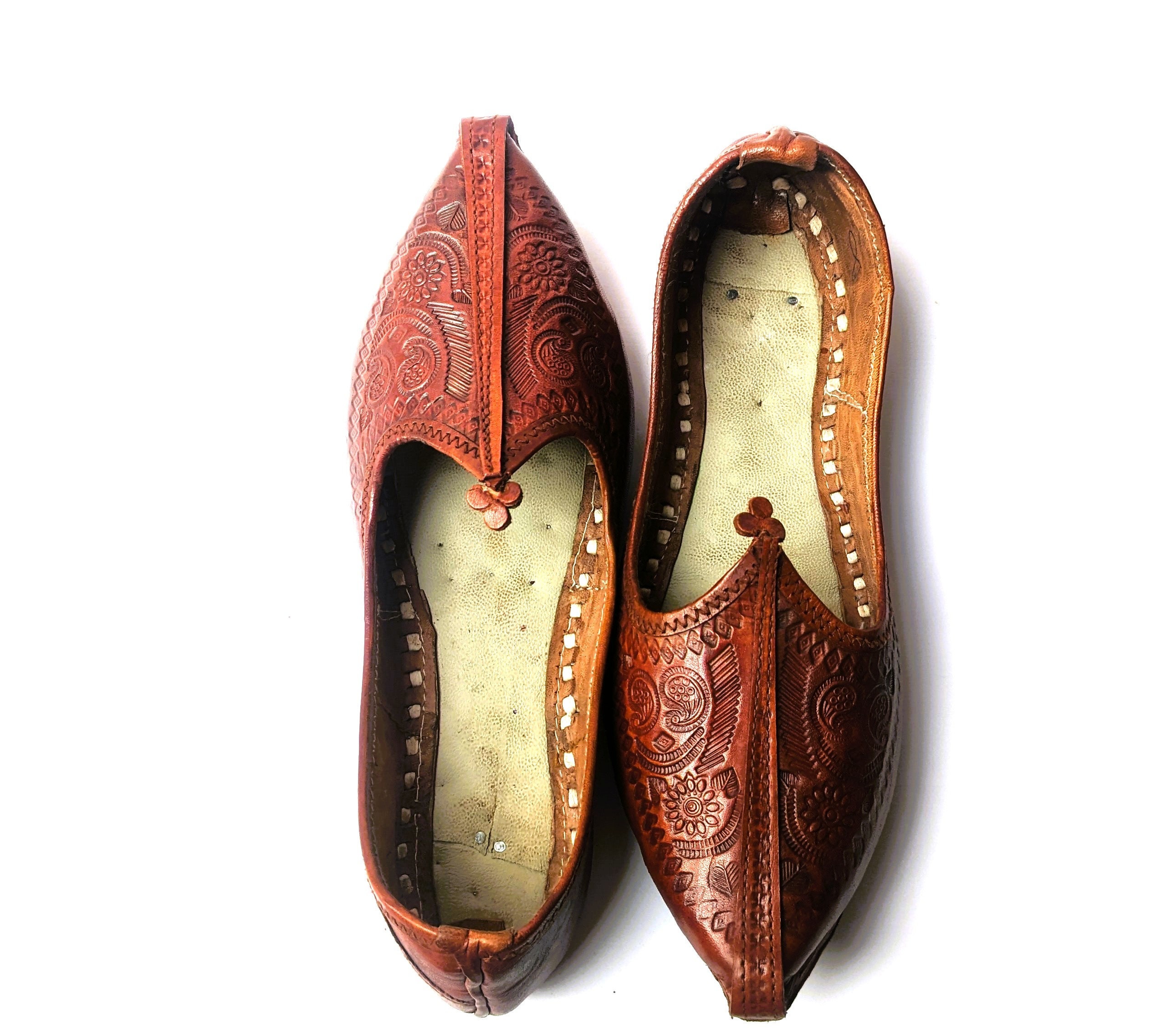 Handmade Leather Shoe for Men ,men's Jutti ,printed Design Flats