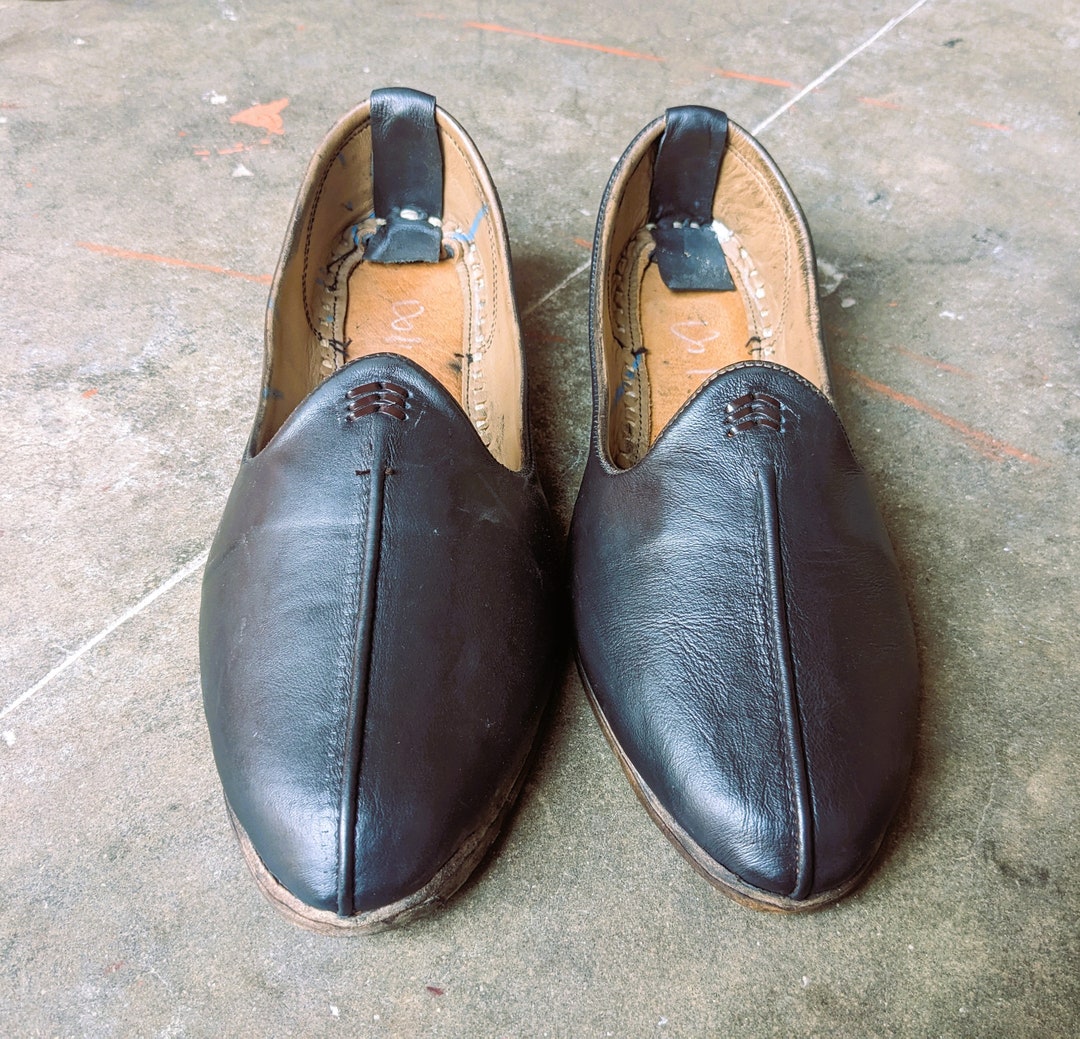 Indian Traditional Mojari Shoes Men's Leathers Mojdi Etsy