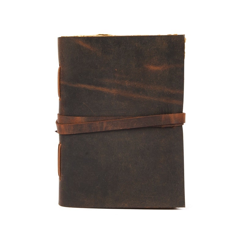 A5 Leather Journal Notebook Sketchbook Travel Journal Handmade Leather ...