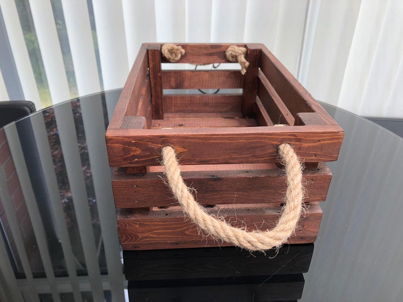 Wooden Storage Box, Wooden Crate, Storage Crate, Storage Box, Storage