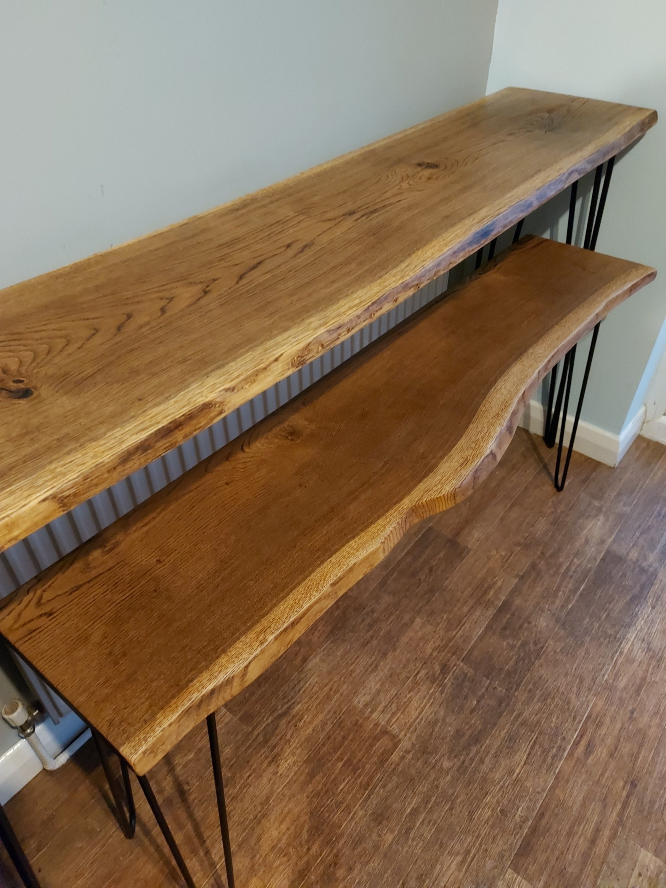 Oak Breakfast Bench Breakfast Bar Kitchen Bench Dinning Etsy UK