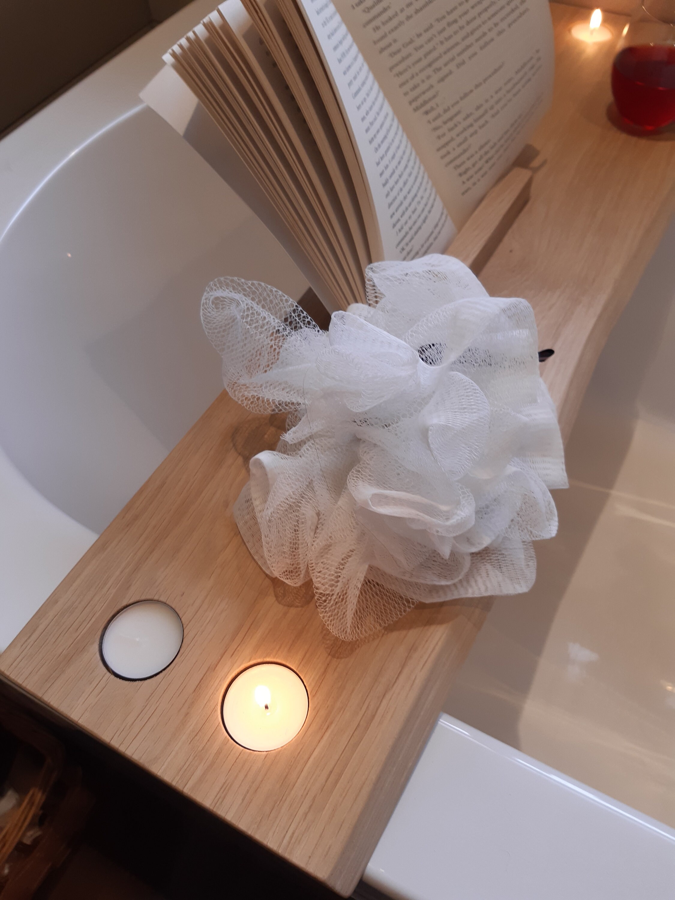 Oak Bath Caddy, Bath Caddy, Bath Tray, Bathroom Accessories, Bathroom ...