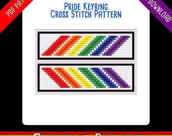 Pride Keyring Cross-stich Pattern