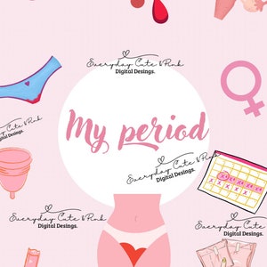 digital GoodNotes cover for your periods need.
