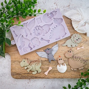 Dinosaur Cookie Silicone Mould