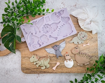 Dinosaur Cookie Silicone Mould
