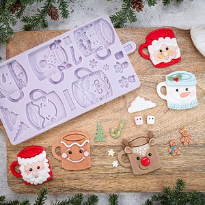 Festive Mugs Silicone Mould