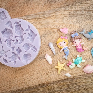 Miniature Mermaid Mould