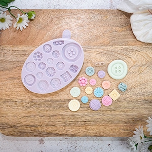 Buttons Silicone Mould