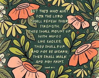 Eagles wings - Digital Bible Print