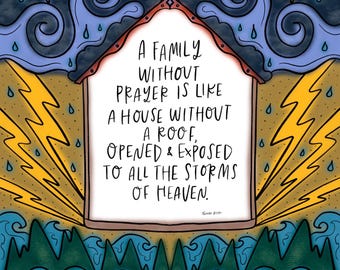 Family Prayer Print