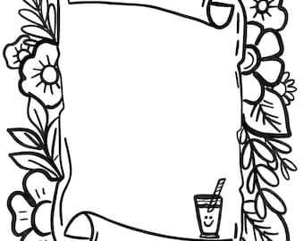 Teacher Colour-in Gift Tags - Digital Prints