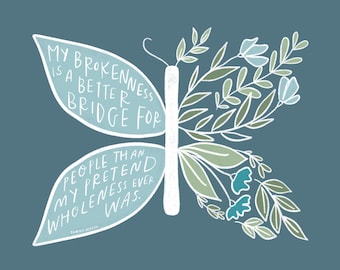 Sheila Walsh Quote Print: Butterfly A4 Art (Digital Download)