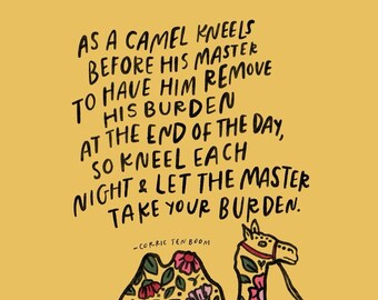 Camel Prayer Quote