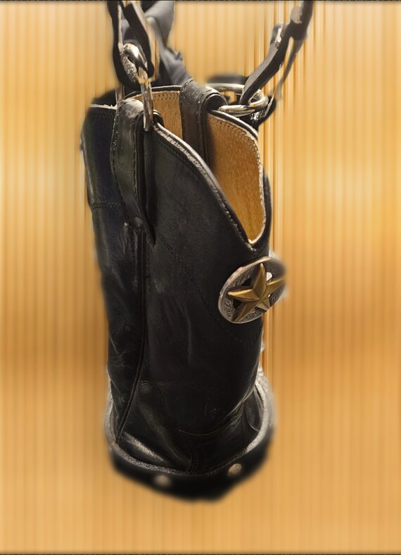 Western Boot Leather Purse Justin Boots Purse Cowboy … Gem