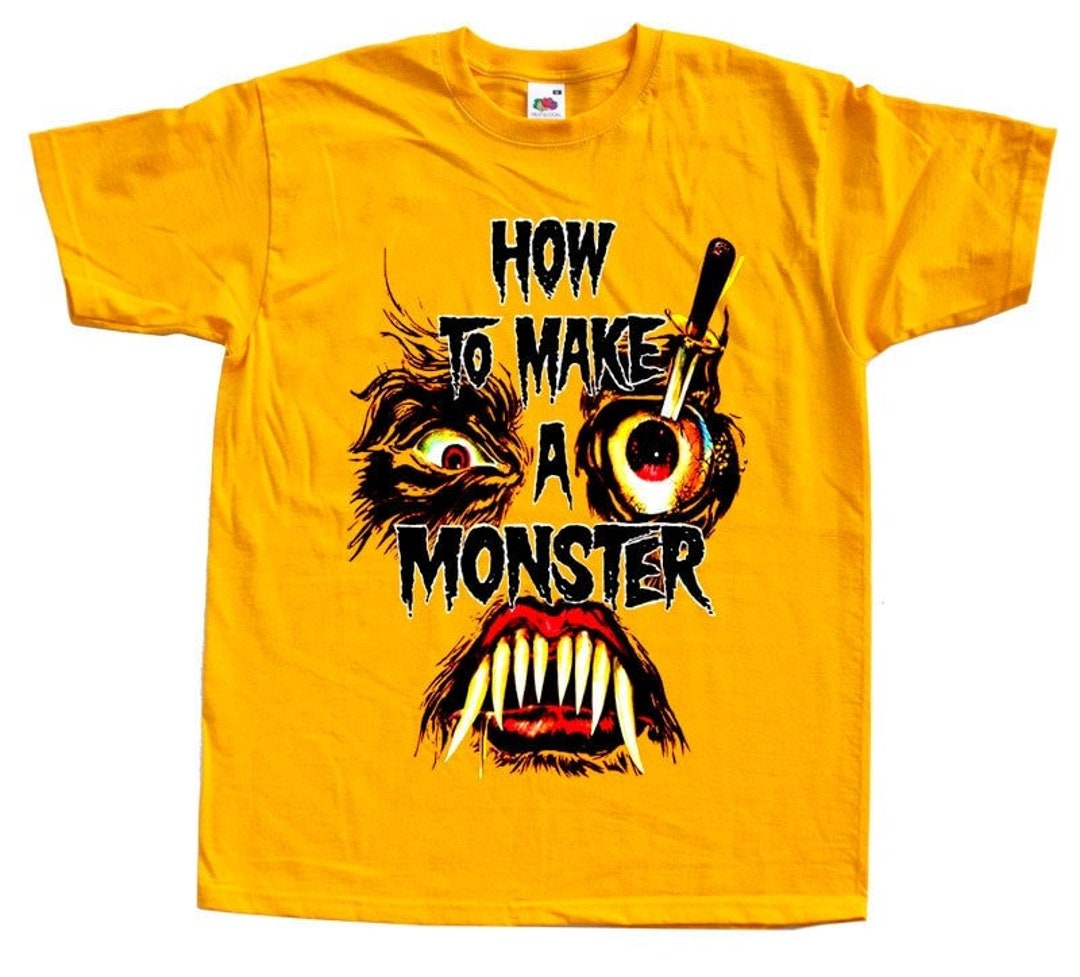 How to Make a Monster V1 Horror Poster TSHIRT All Sizes S5XL Etsy